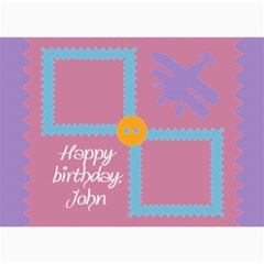 Happy birthday kids 7x5 cards - 5  x 7  Photo Cards