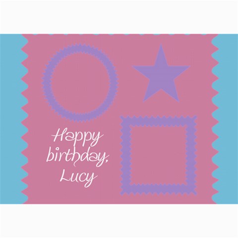 Happy Birthday Kids 7x5 Cards By Daniela 7 x5  Photo Card - 5