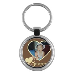 Custom Round Key Chain - Cutie Hearts - Key Chain (Round)