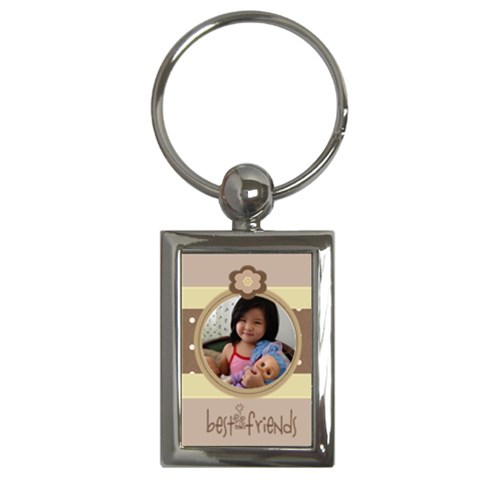 Custom Key Chain Rectangle Front