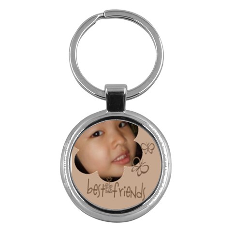 Custom Key Chain Round Front