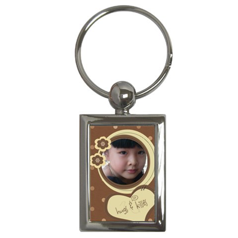 Custom Key Chain Rectangle Front