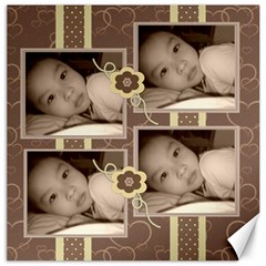 Choco Mocha Photo Canvas 12 x 12 - Canvas 12  x 12 