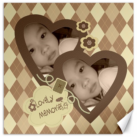 Choco Mocha Photo Canvas 12 X 12 By Happylemon 11.4 x11.56  Canvas - 4