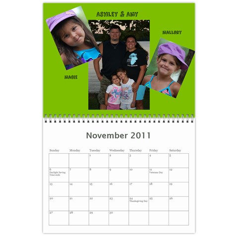 Mema s Christmas Calendar By Amy Nov 2011