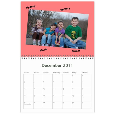 Mema s Christmas Calendar By Amy Dec 2011