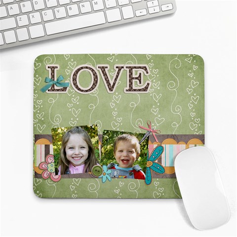 Love  Mouse Pad 2 By Sheena Front
