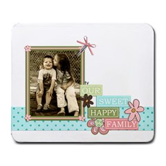 happy family  mouse pad 2 - Large Mousepad