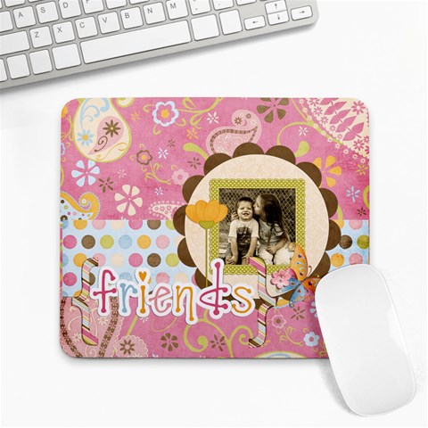 Friends Mouse Pad 2 By Sheena Front