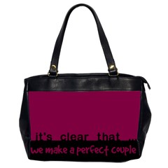 Perfect couple - BAG - Oversize Office Handbag (2 Sides)