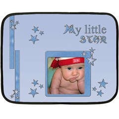 My little blue star - BLANKET - Fleece Blanket (Mini)