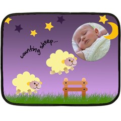 Counting sheep - BLANKET - Fleece Blanket (Mini)