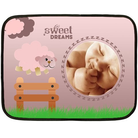 Sweet Dreams Pink 35 x27  Blanket