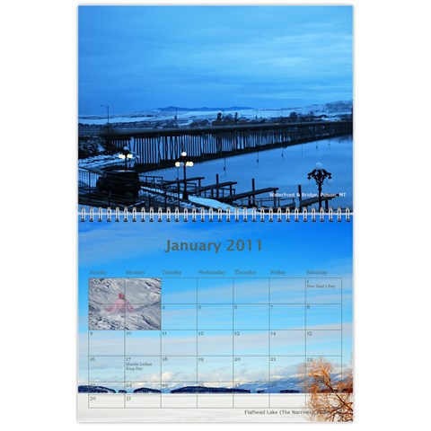 Nw Montana 2011 Calendar By Wendi Giles Jan 2011