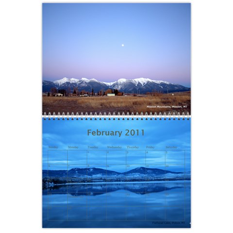 Nw Montana 2011 Calendar By Wendi Giles Feb 2011