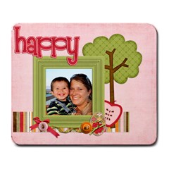 Happy mouse pad  - Large Mousepad