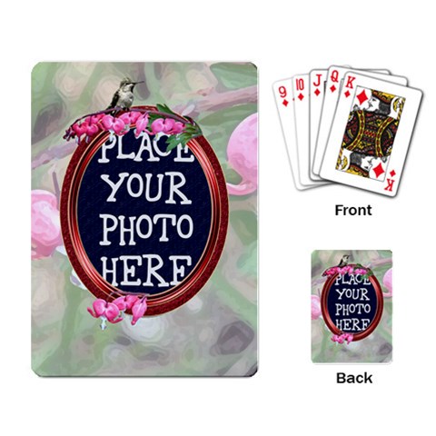 Bleeding Heart  Deck By Chere s Creations Back