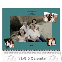 schneider calendar - Wall Calendar 11  x 8.5  (12-Months)