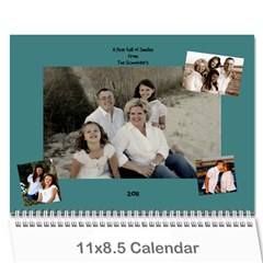 schneider calendar - Wall Calendar 11  x 8.5  (12-Months)