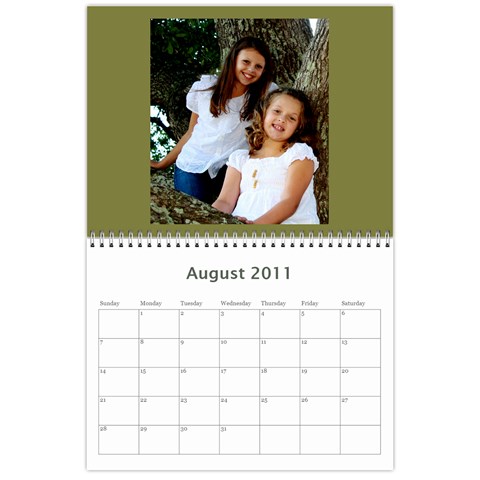 Schneider Calendar By Angie Schneider Aug 2011