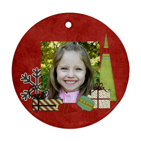 Joy Ornament 7 By Sheena Front