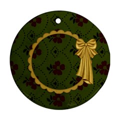 Gypsy Fall-2 Sided Ornament 1001 - Round Ornament (Two Sides)