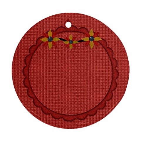 Gypsy Fall 2 Sided Ornament 1002 By Lisa Minor Front