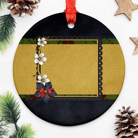 Gypsy Fall 2 Sided Ornament 1003 By Lisa Minor Front