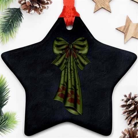 Gypsy Fall 2 Sided Star Ornament 1001 By Lisa Minor Back
