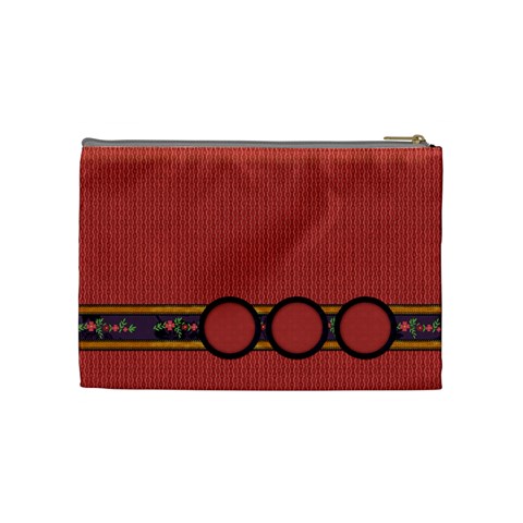 Gypsy Fall Cosmetic Bag Medium By Lisa Minor Back