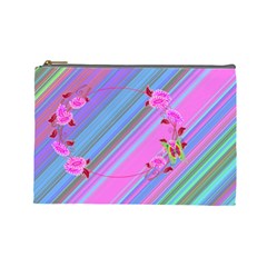 cosmetic bag large colorful with flowers M2 (7 styles) - Cosmetic Bag (Large)