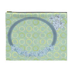 flower-framed cosmetic bag XL 3 - Cosmetic Bag (XL)