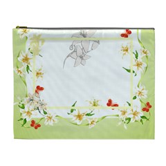 flower-framed cosmetic bag XL 4 - Cosmetic Bag (XL)