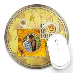 Cherish Round Mousepad