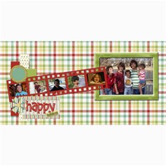 Happy Holidays 8x4 Card 1004