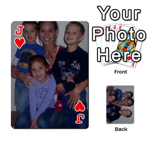 Jack Daddys Cards By Kayla Front - HeartJ
