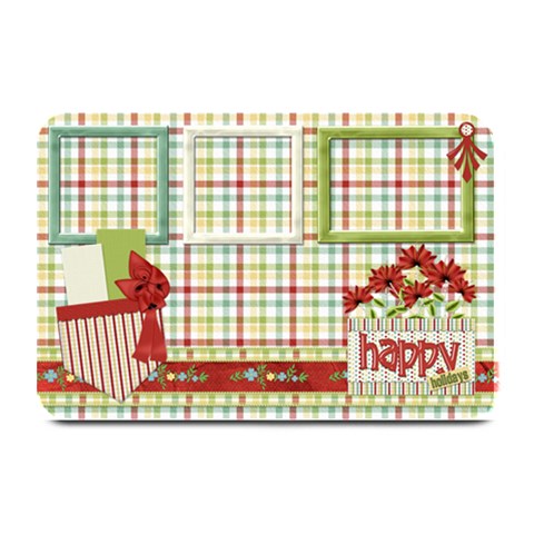 Happy Holidays Placemat 1001 By Lisa Minor 18 x12  Plate Mat