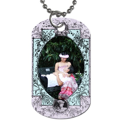 Romantice 2 Sided Dog Tag By Ivelyn Back