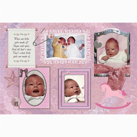 Sweet Baby Girl 16x24 Poster By Lil 24 x16  Poster - 1