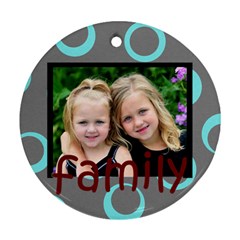 Wild Family Round Ornament - Ornament (Round)