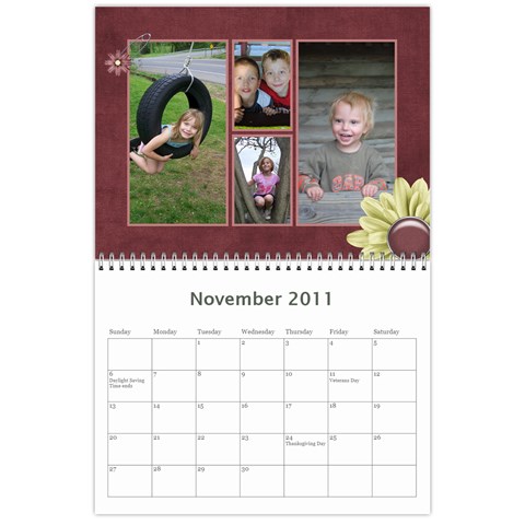 Denise s Calendar By Shawna Nov 2011