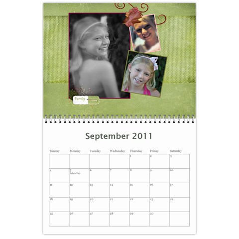 Denise s Calendar By Shawna Sep 2011