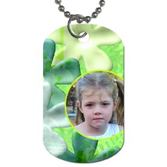 Frog salad dog Tag - Dog Tag (One Side)