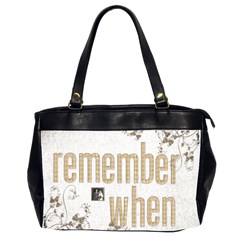 Remember When 2 Heritage oversized office bag - Oversize Office Handbag (2 Sides)