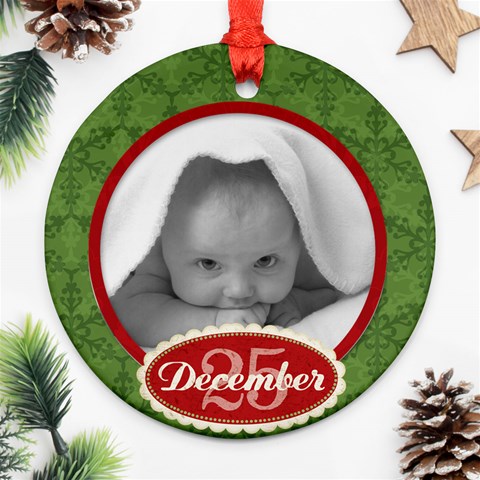 Christmas Ornament Dec 25th Front