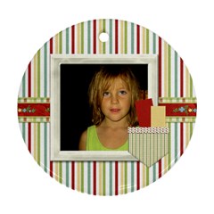 Happy Holidays Ornament 201 - Ornament (Round)