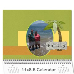 linda rick calendar - Wall Calendar 11  x 8.5  (12-Months)