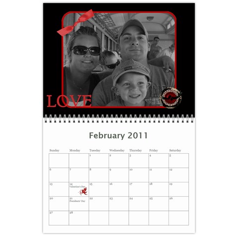 Linda Rick Calendar By Amanda Feb 2011