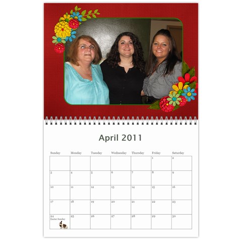 Linda Rick Calendar By Amanda Apr 2011