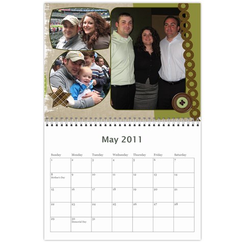 Linda Rick Calendar By Amanda May 2011
